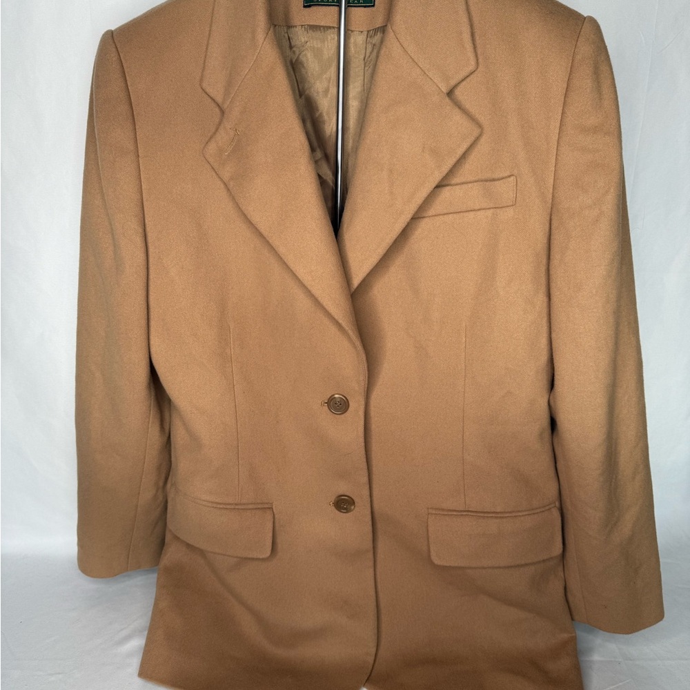 Elegant Vintage Women's Wool Blazer